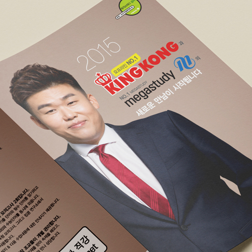 킹콩 메가스터디 리플렛