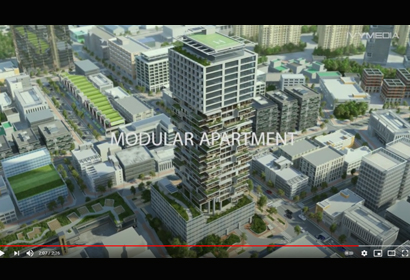 Modular Apartment AC-APT, 아파트 건축 홍보...