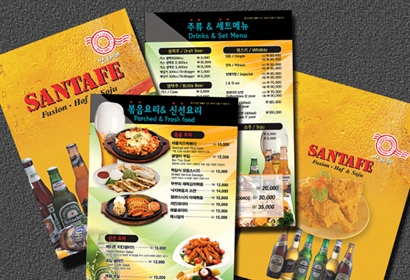 메뉴판 디자인